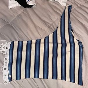 Striped crop top